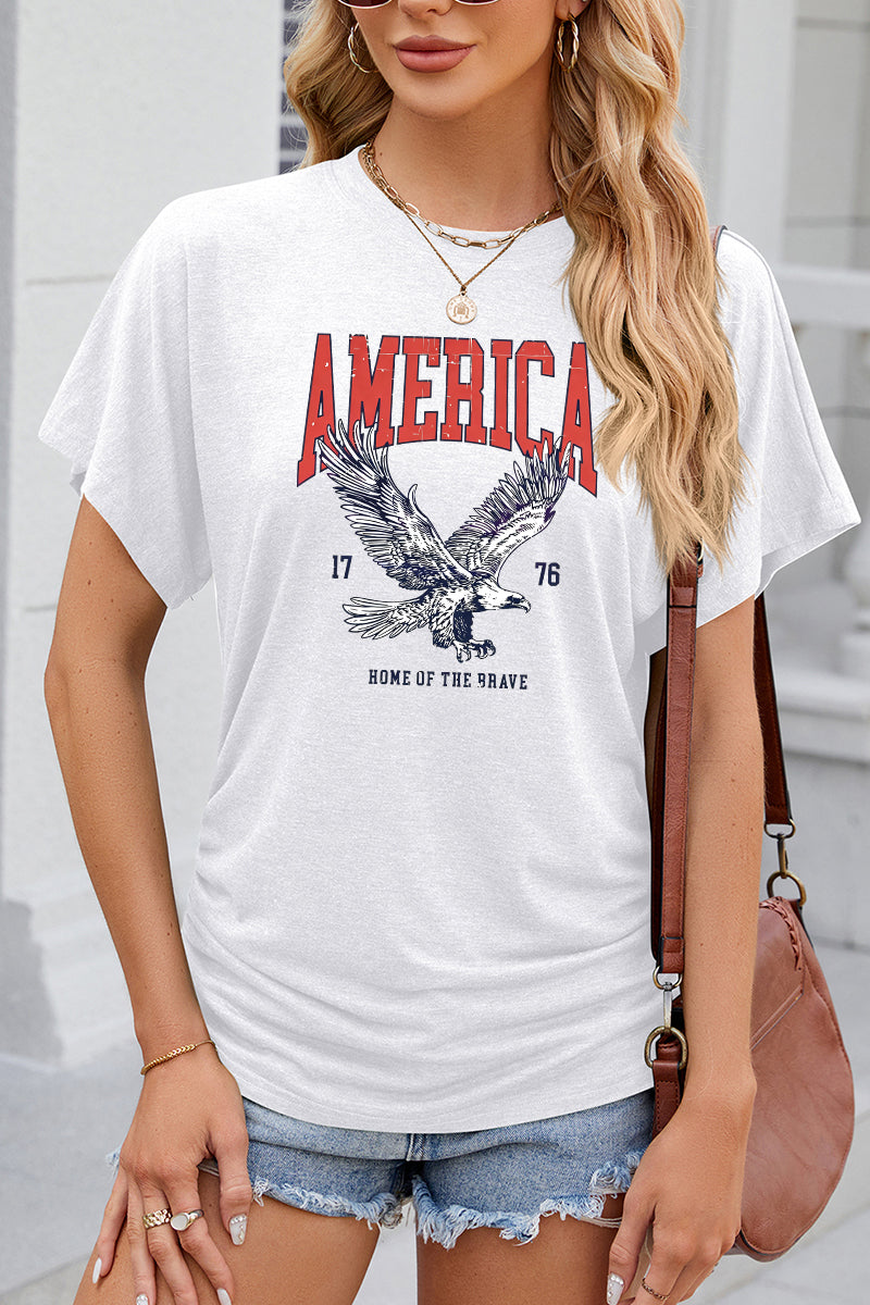 Eagle Graphic Tee Patriotic America Vintage Boutique