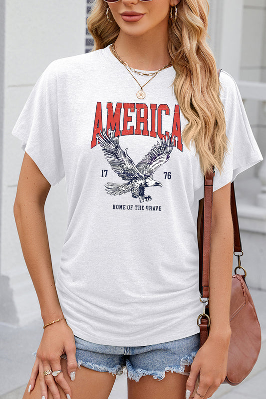 Eagle Graphic Tee Patriotic America Vintage Boutique
