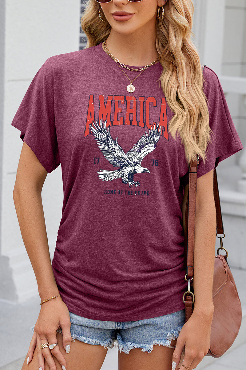 Eagle Graphic Tee Patriotic America Vintage Boutique