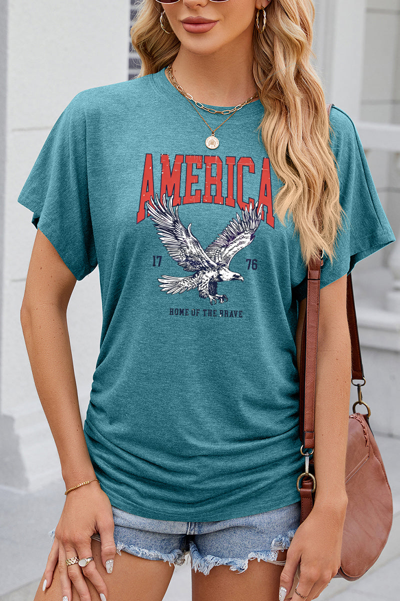 Eagle Graphic Tee Patriotic America Vintage Boutique