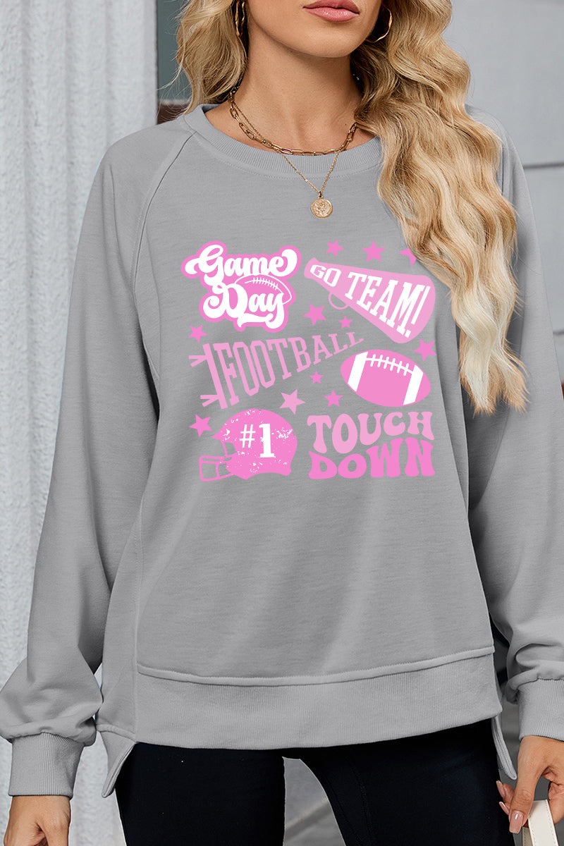Football Sweatshirt Casual Game Day Spirit Top