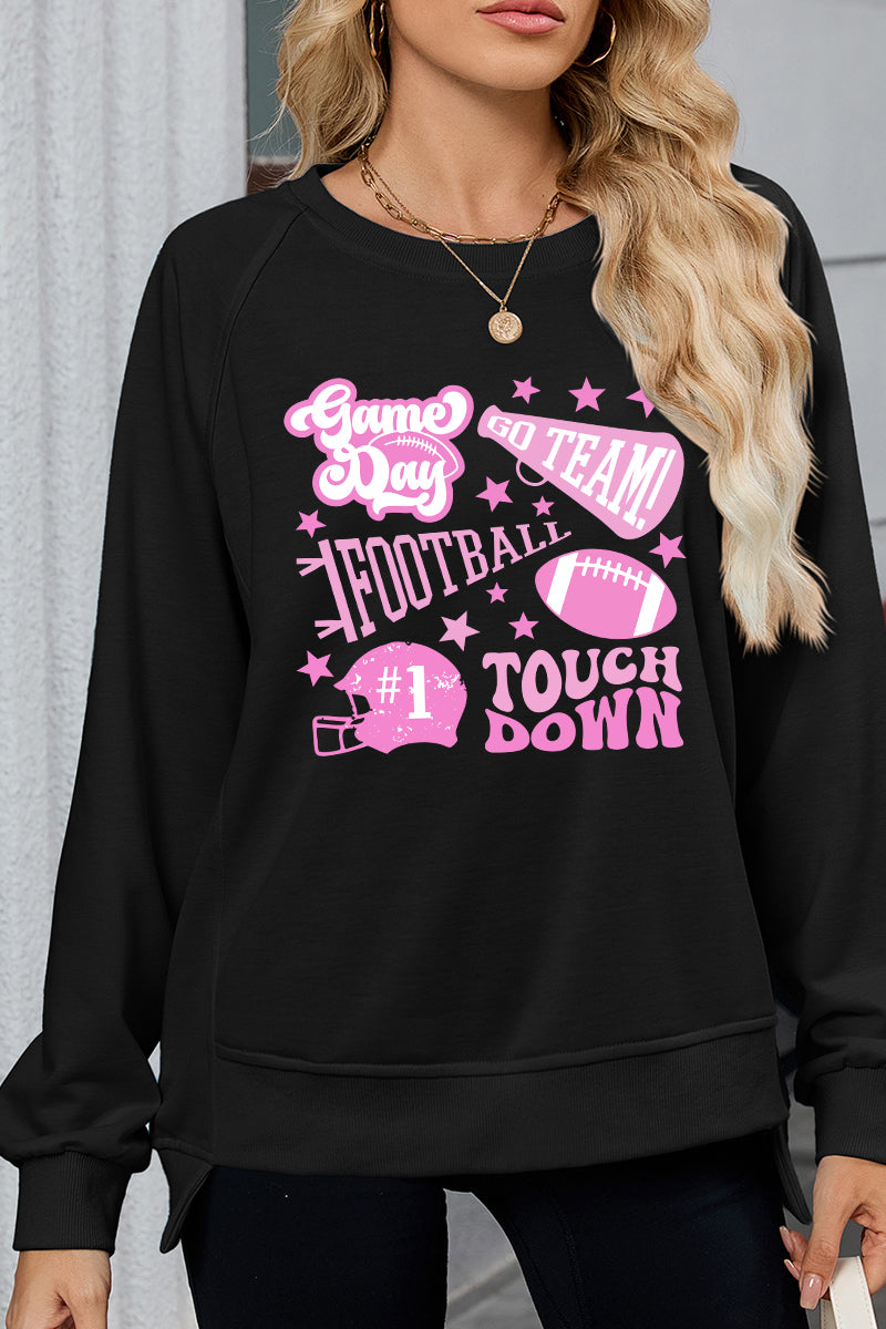 Football Sweatshirt Casual Game Day Spirit Top