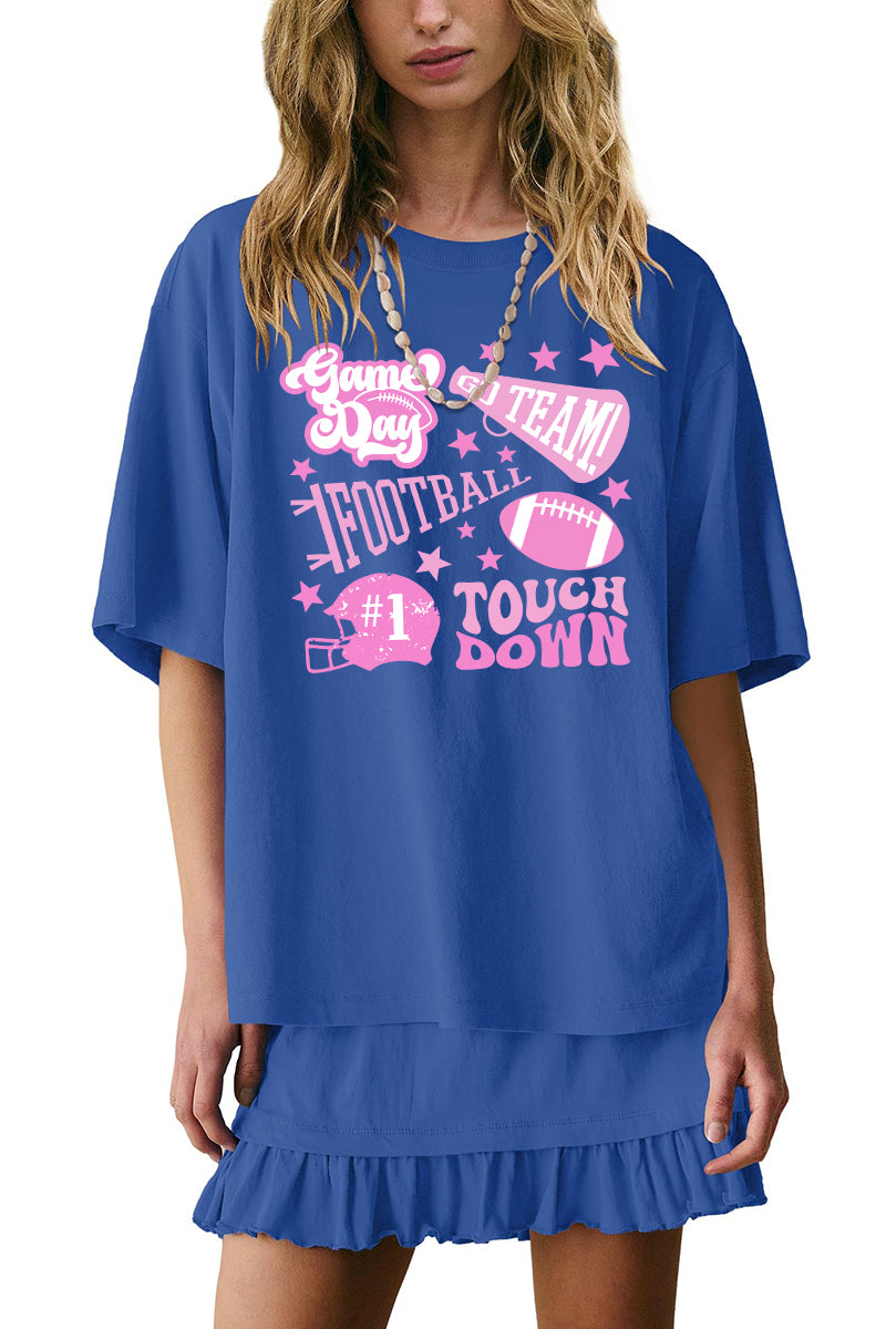 Game Day Skirt Set Casual Oversized Boutique