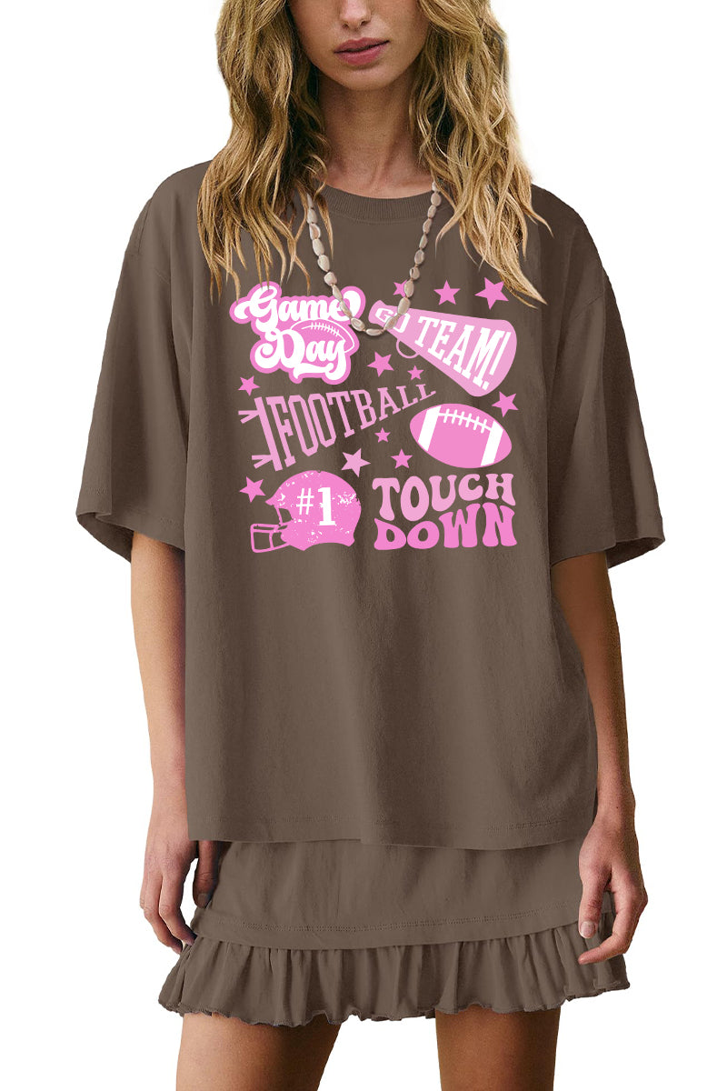 Game Day Skirt Set Casual Oversized Boutique