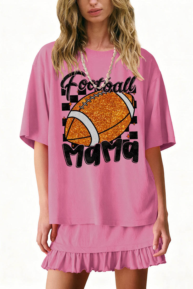 Football Graphic Skirt Set Game Day Oversized Trendy