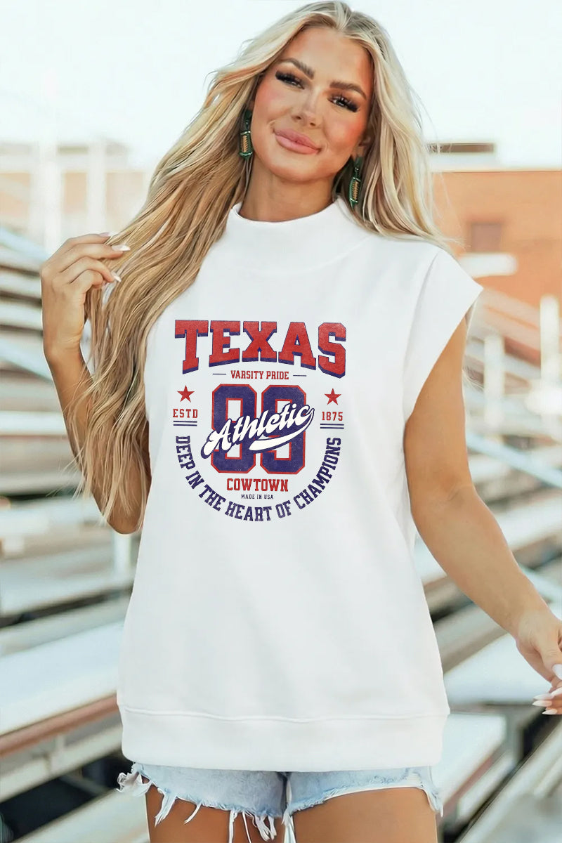 Texas Varsity Polyester Tee Casual Game Day Athletic