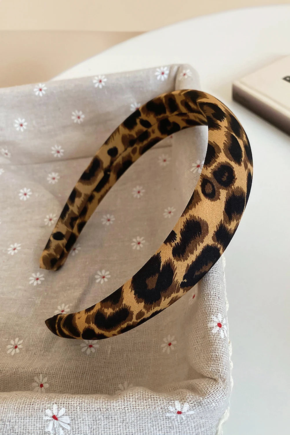 Thai Curry Leopard Print Cloth Lightweight Thick Headband