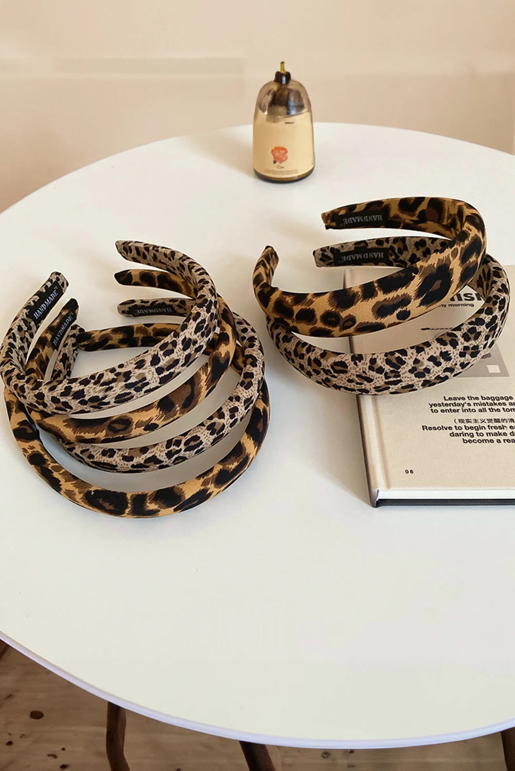 Thai Curry Leopard Print Cloth Lightweight Thick Headband