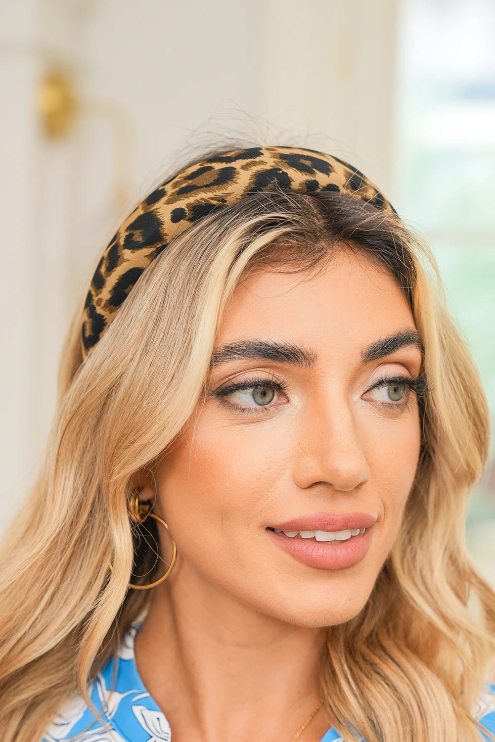Thai Curry Leopard Print Cloth Lightweight Thick Headband