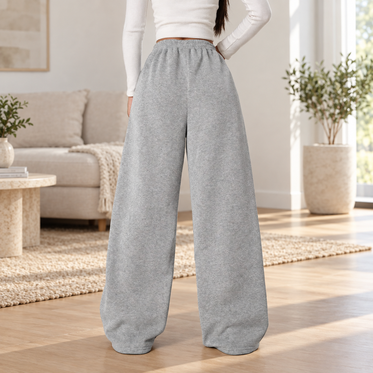 Women's Wide Leg Drawstring Sweatpants Loose Fit Pants
