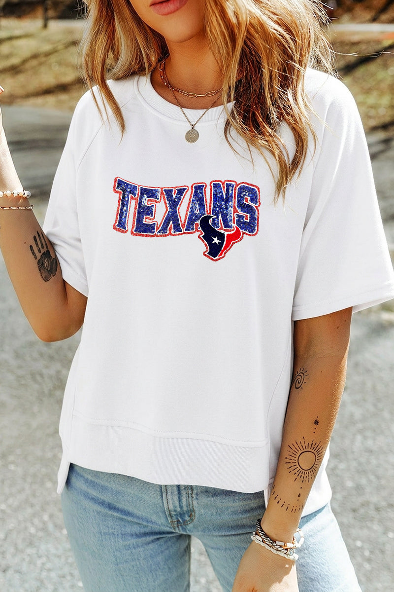 Texas Graphic Rayon Blend Top Game Day Boutique Tee