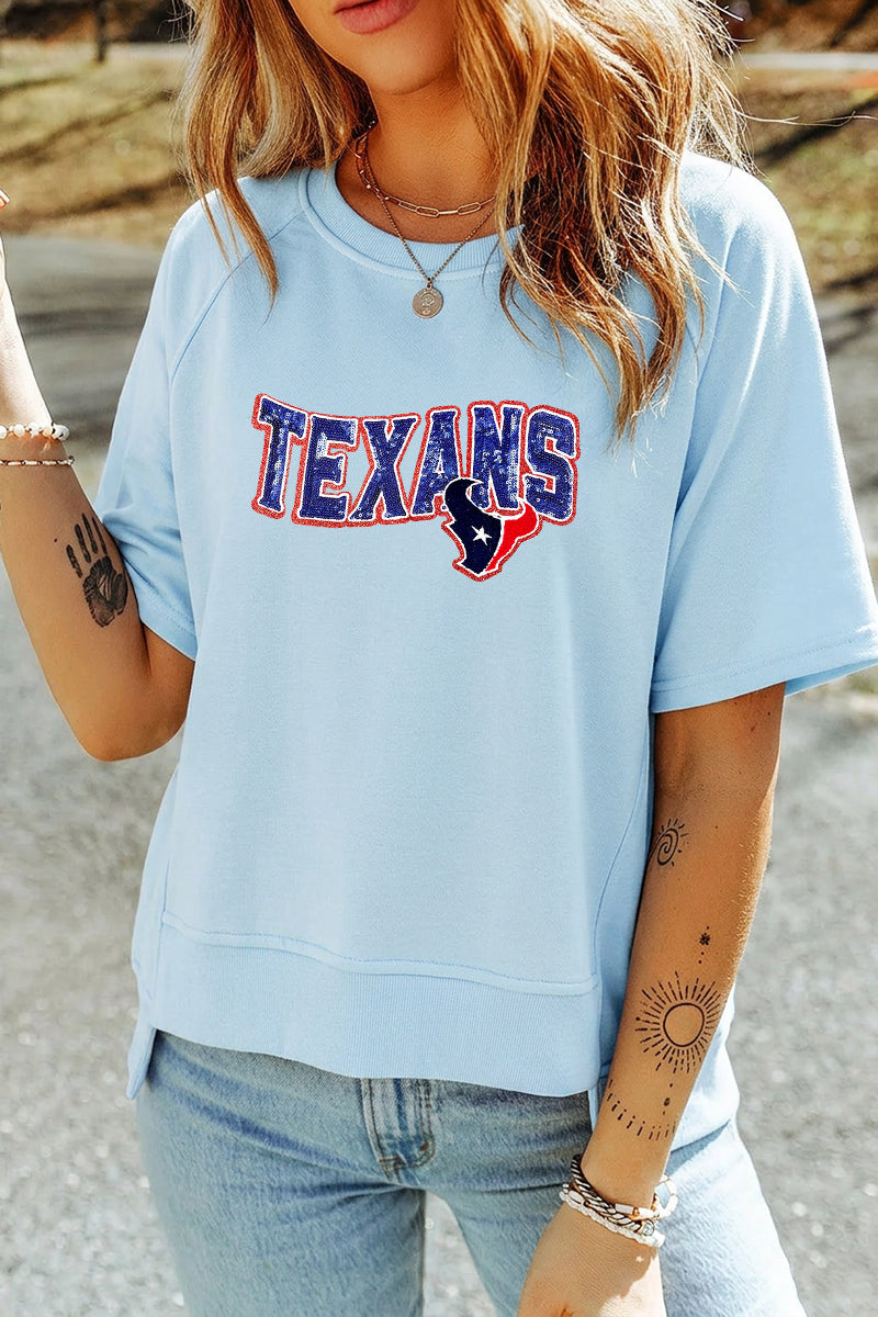 Texas Graphic Rayon Blend Top Game Day Boutique Tee