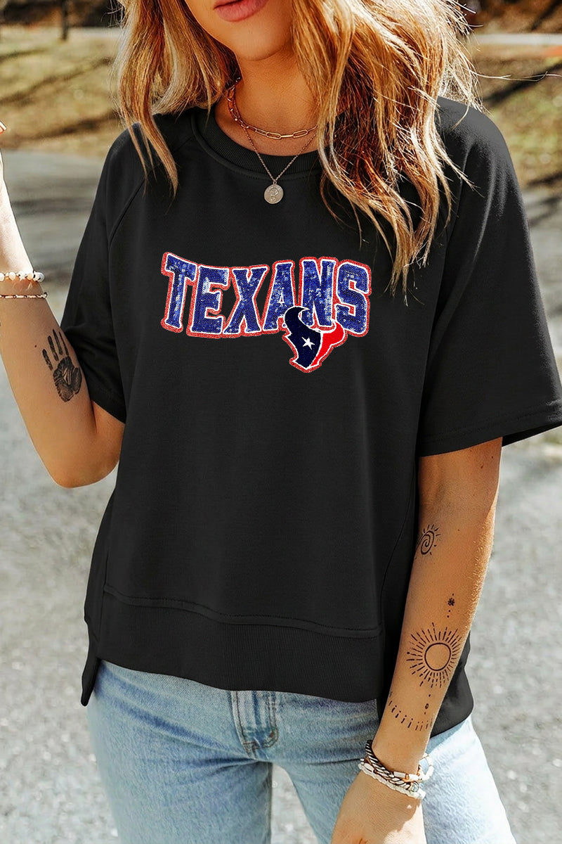 Texas Graphic Rayon Blend Top Game Day Boutique Tee