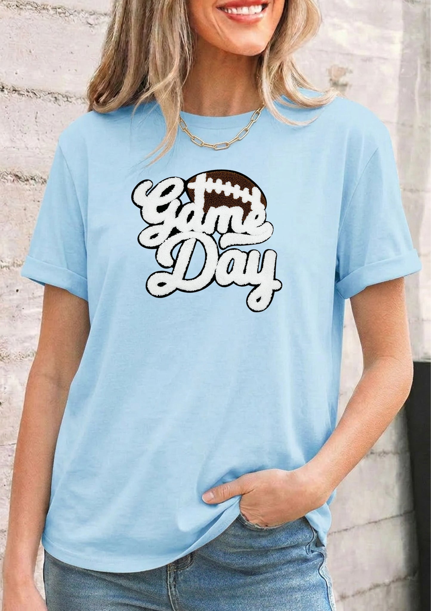 Game Day Football Graphic Tee Women’s Team Spirit Shirt