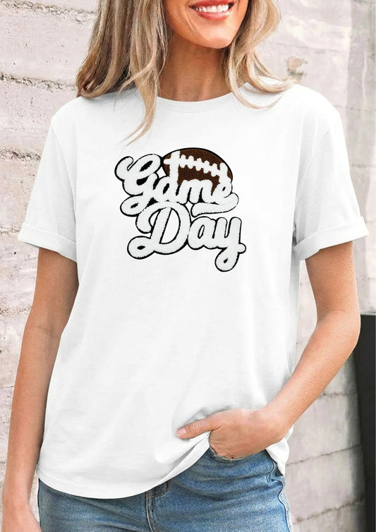 Game Day Football Graphic Tee Women’s Team Spirit Shirt