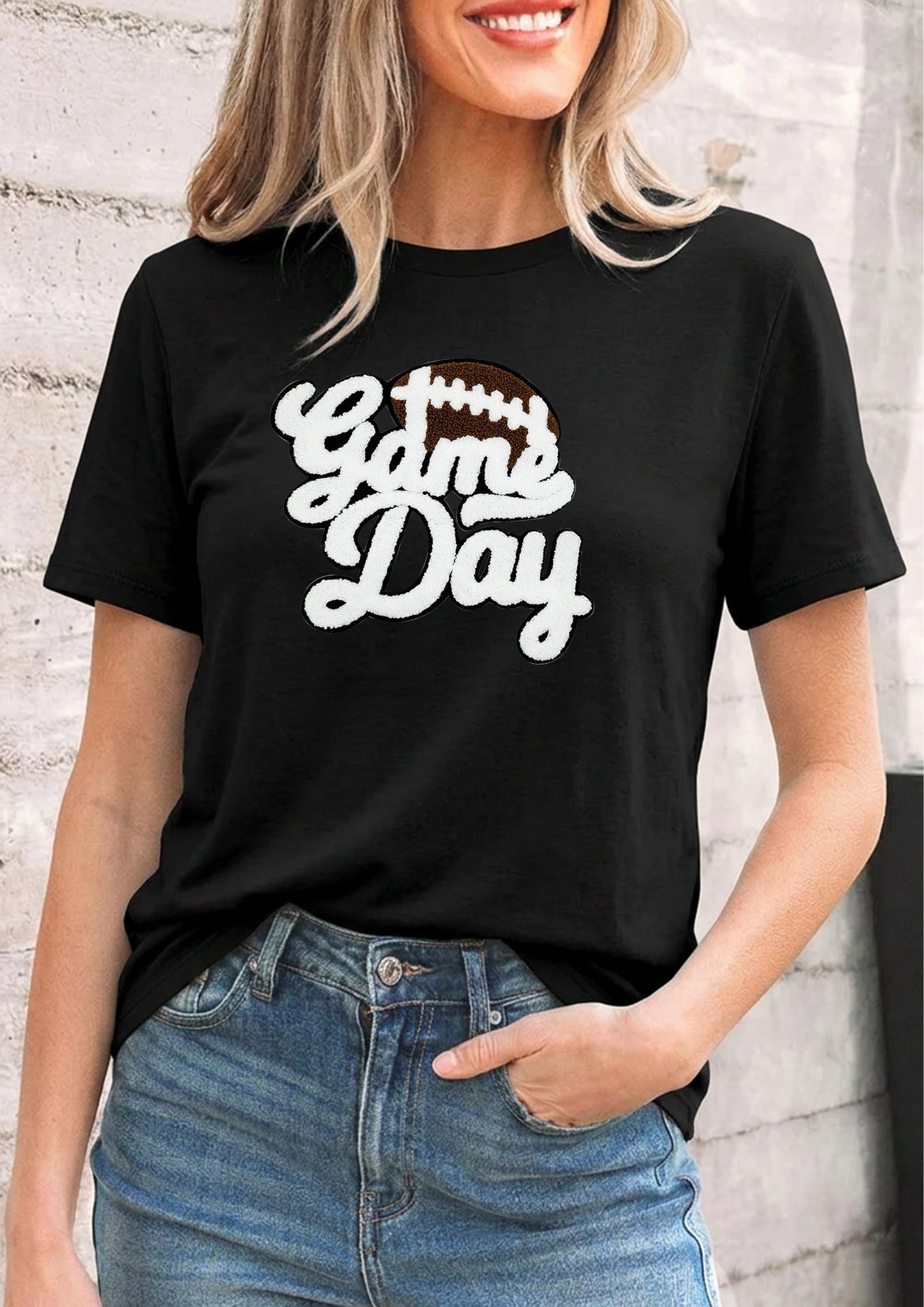 Game Day Football Graphic Tee Women’s Team Spirit Shirt