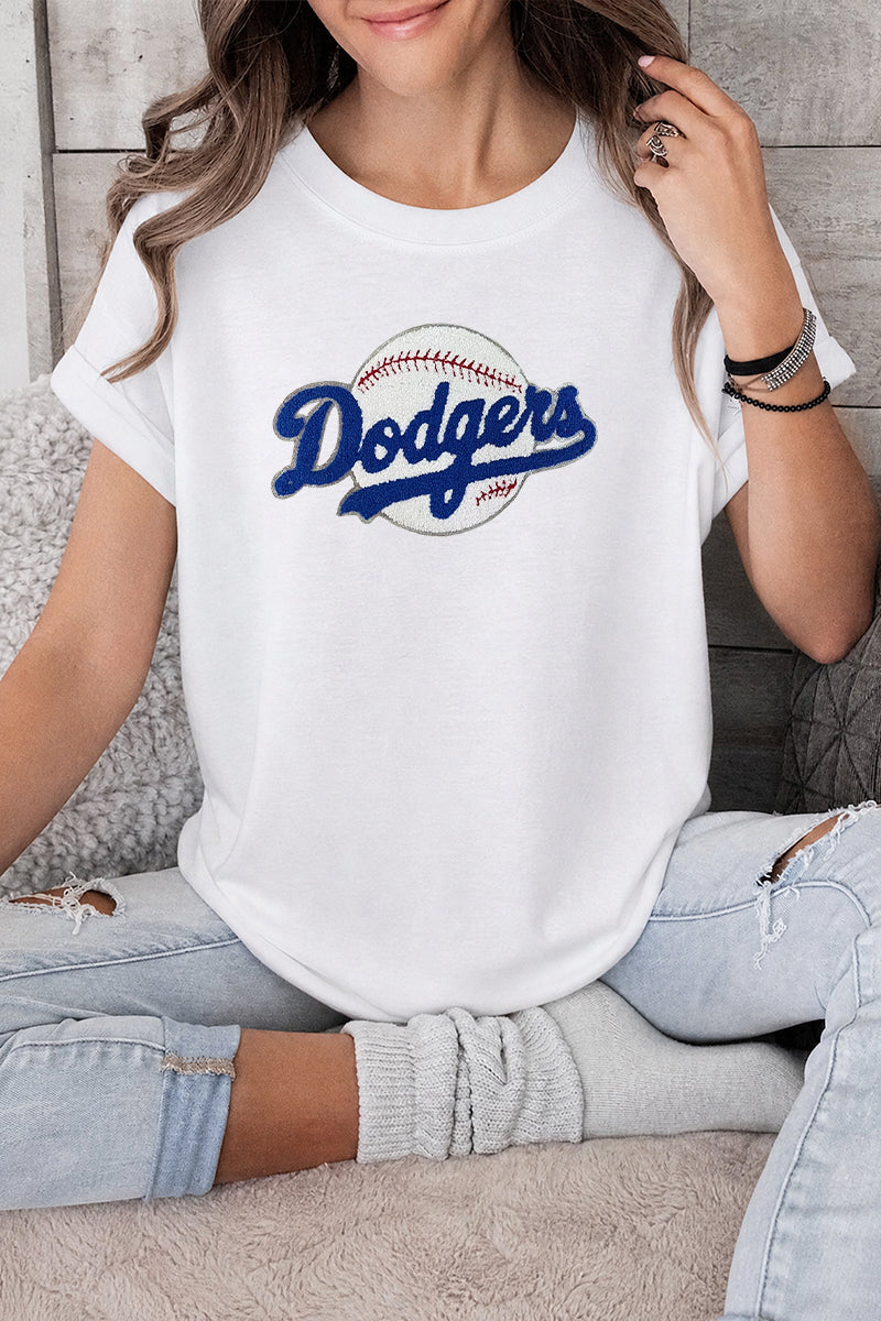 Dodgers Baseball Game Day Tee Women Sport Graphic Shirt