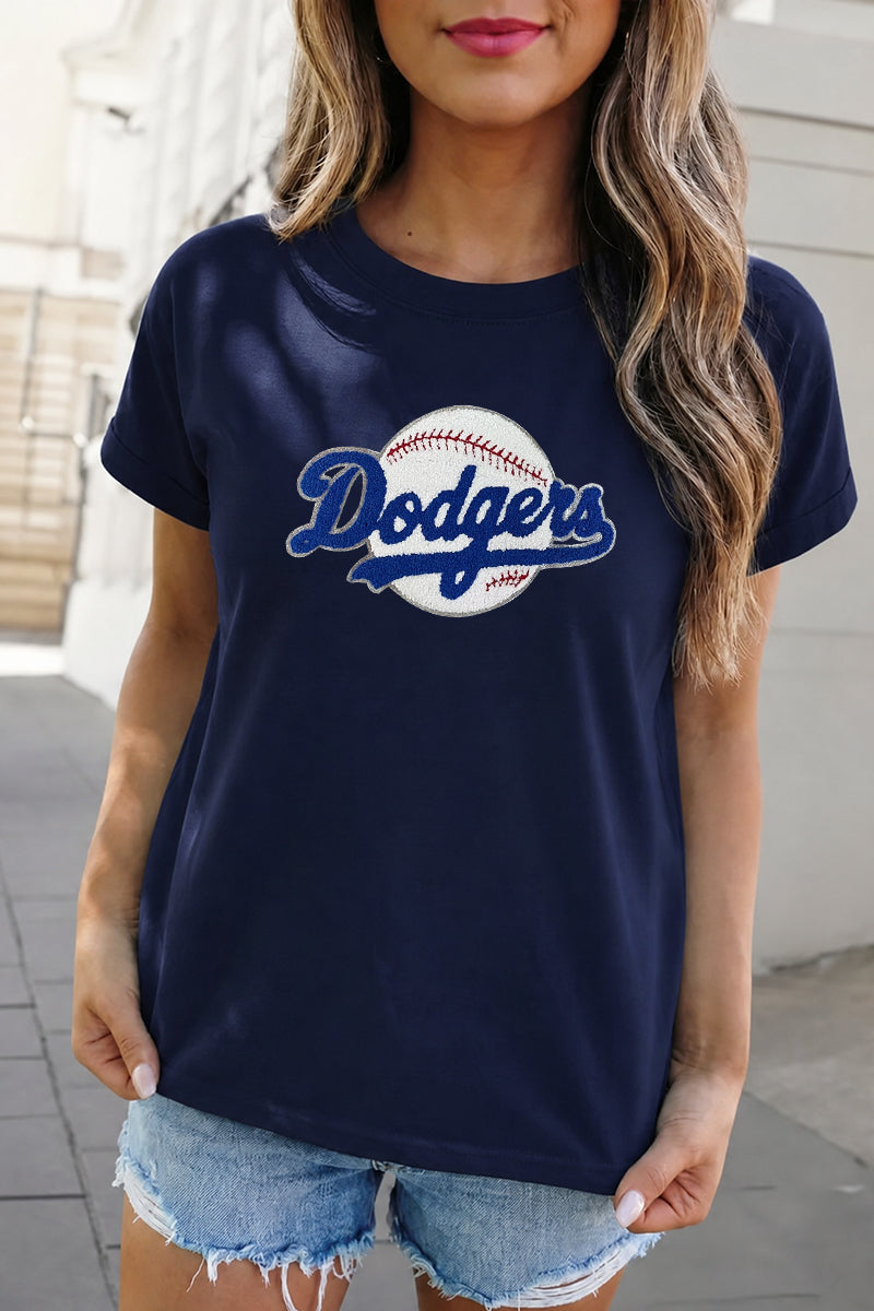 Dodgers Baseball Game Day Tee Women Sport Graphic Shirt