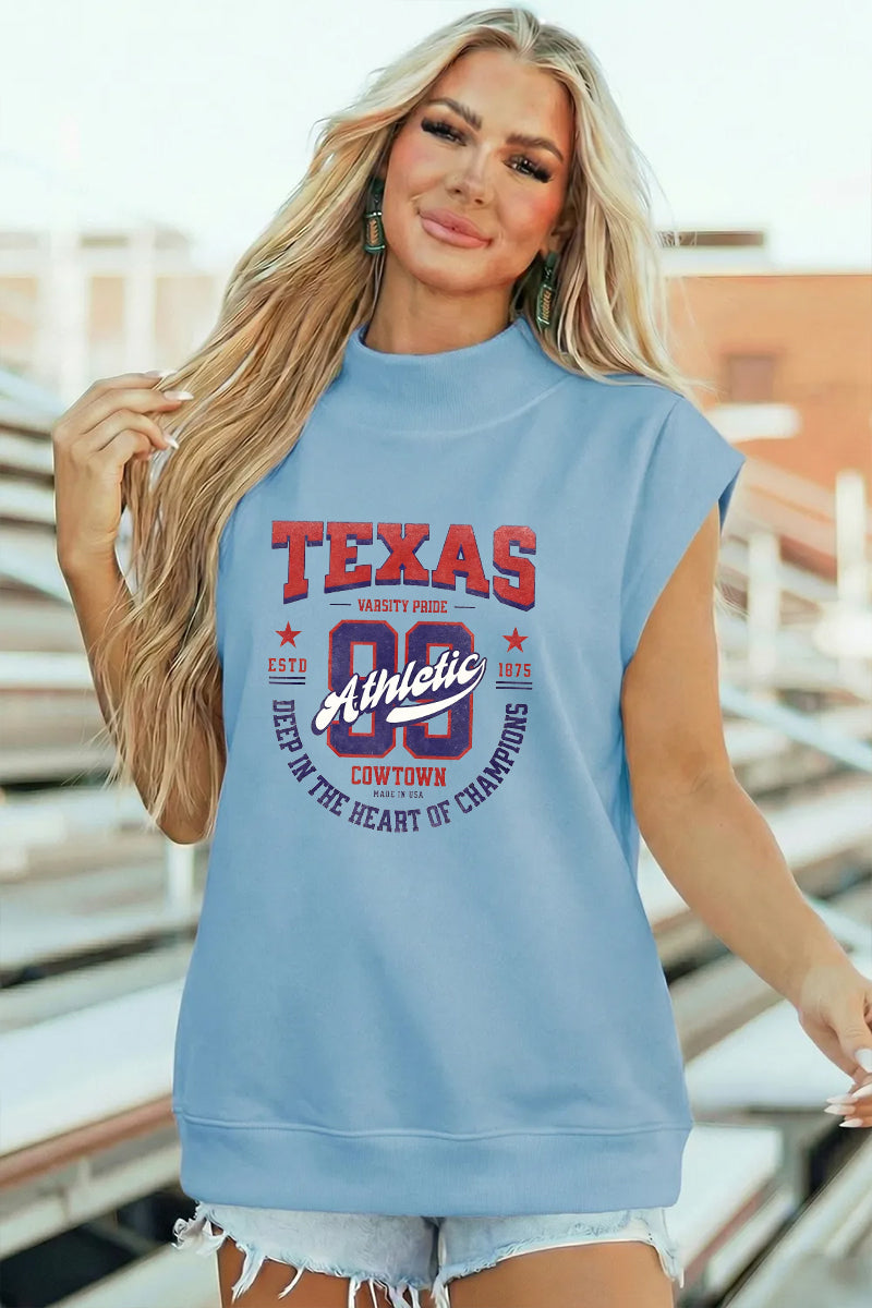 Texas Varsity Polyester Tee Casual Game Day Athletic