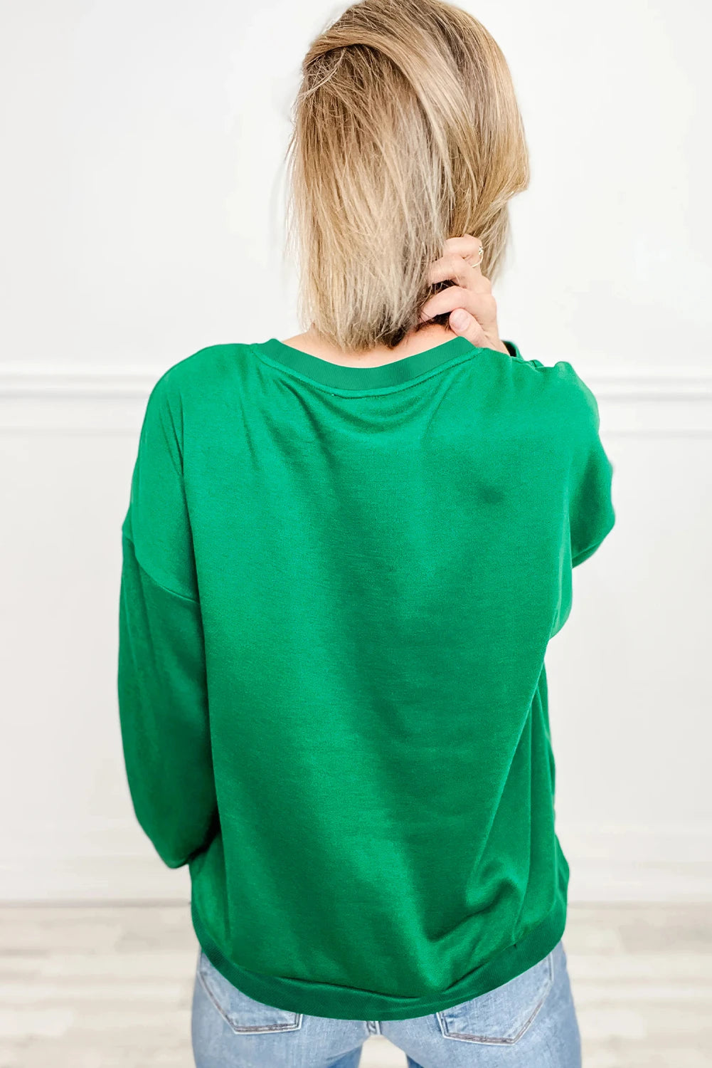 White Plaid MERRY Christmas Vacation Sweatshirt