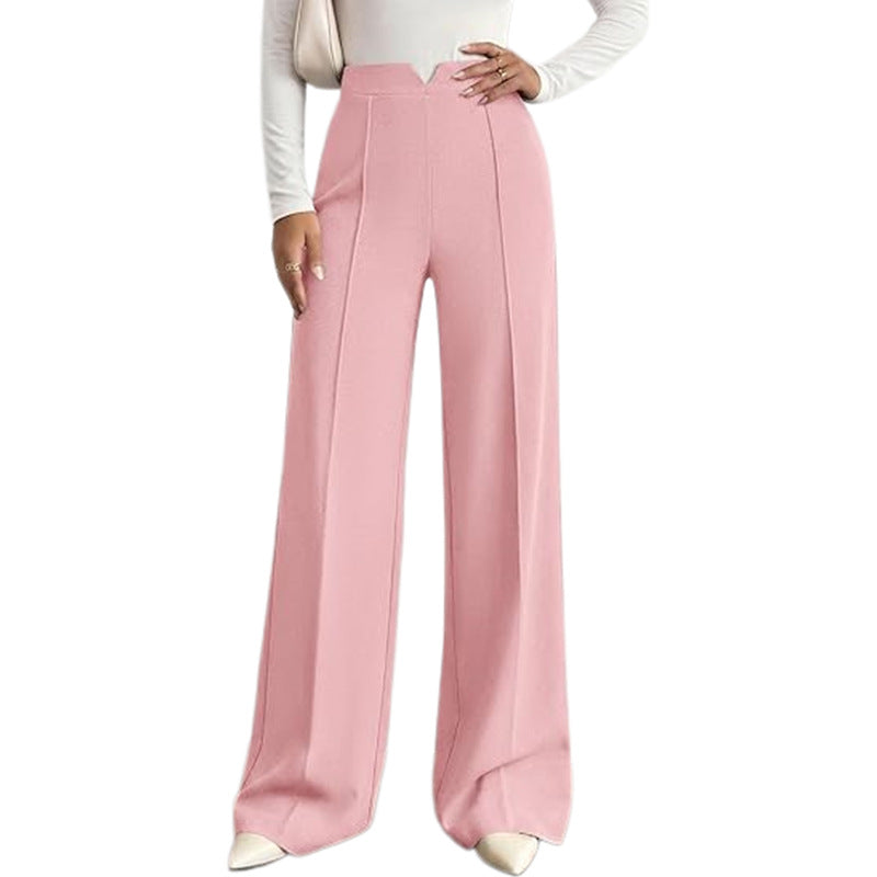 Wide Leg Dress Pants Women High Waist Flowy Trousers