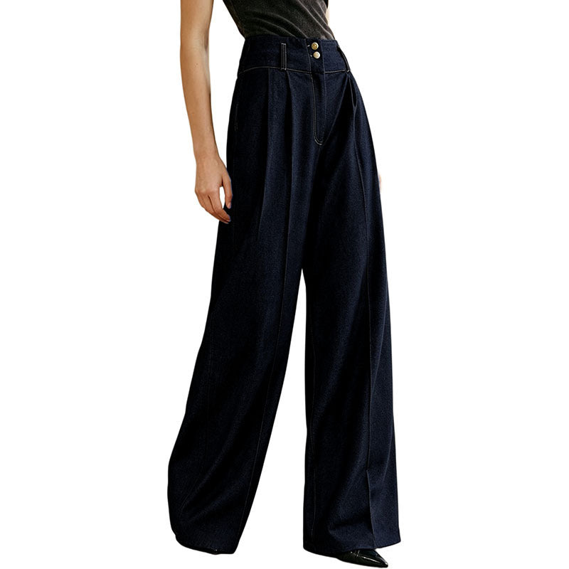 Women's High Waisted Wide Leg Vintage Jeans Loose