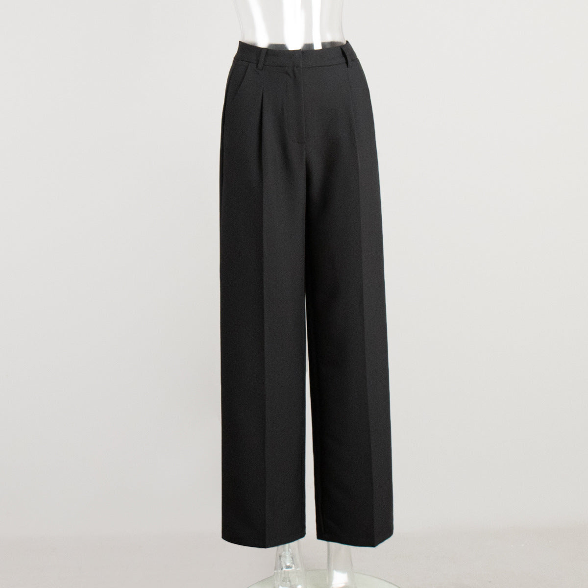 High Waist Straight Leg Dress Pants for Women