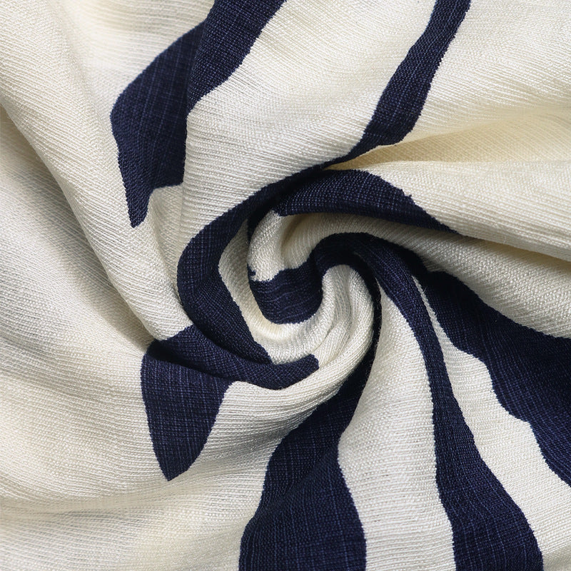 Strapless Leaf Print Romper Smocked Waist Summer