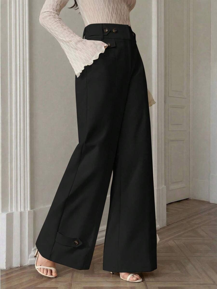 Women's High Waisted Flare Dress Pants Business Casual Work