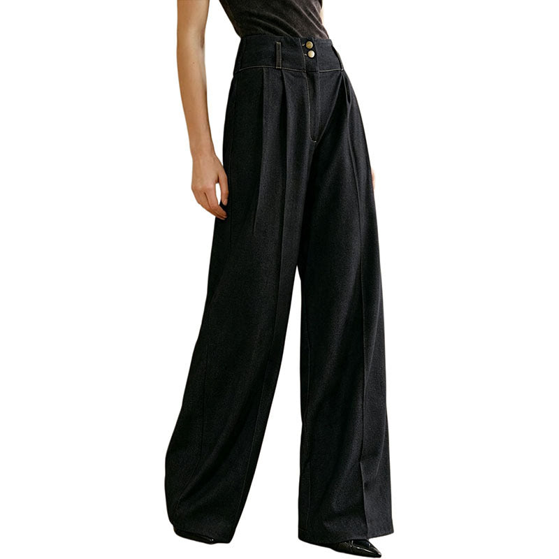 Women's High Waisted Wide Leg Vintage Jeans Loose