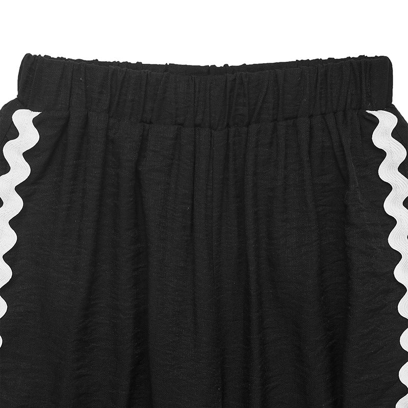 Sleeveless Crop Top and Long Pants Two Piece Lounge Set