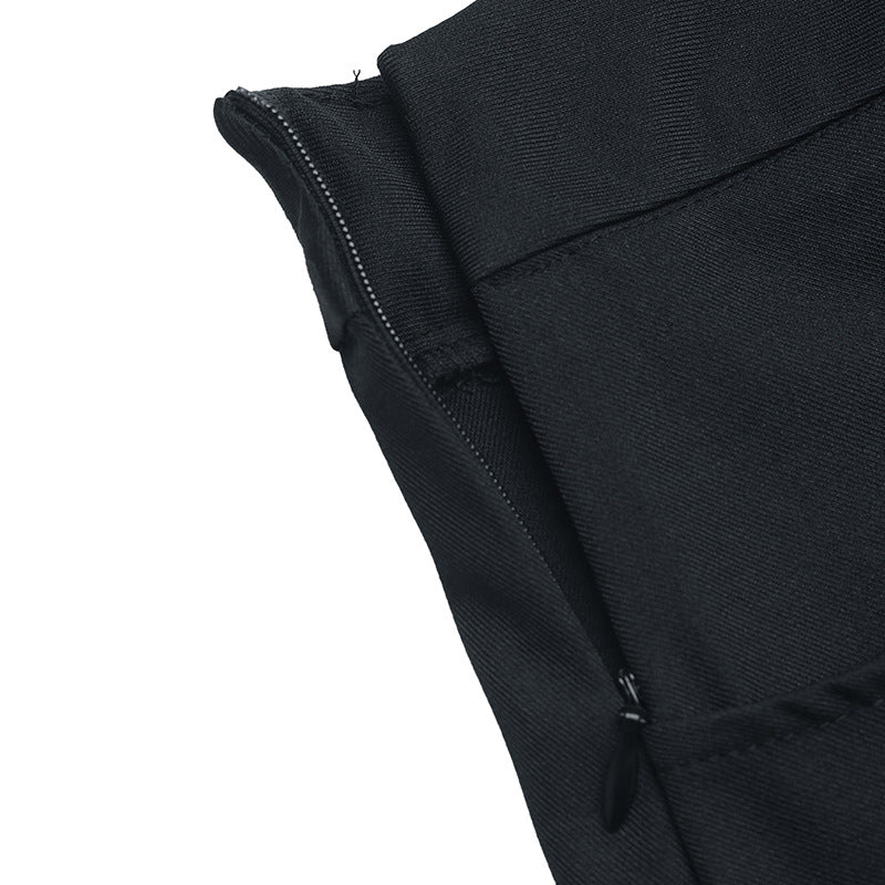 Women High Waist Belted Mini Skirt