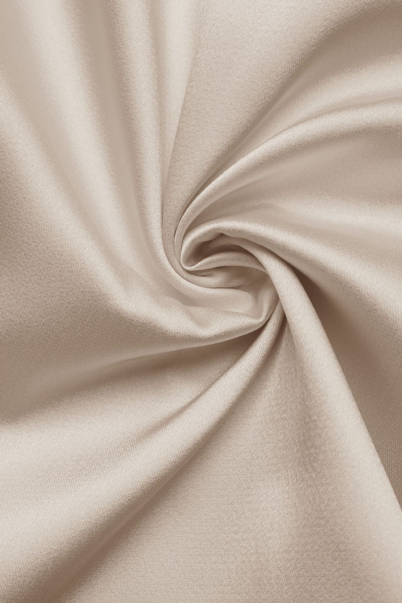 Elegant Champagne Satin V Neck Maxi Dress