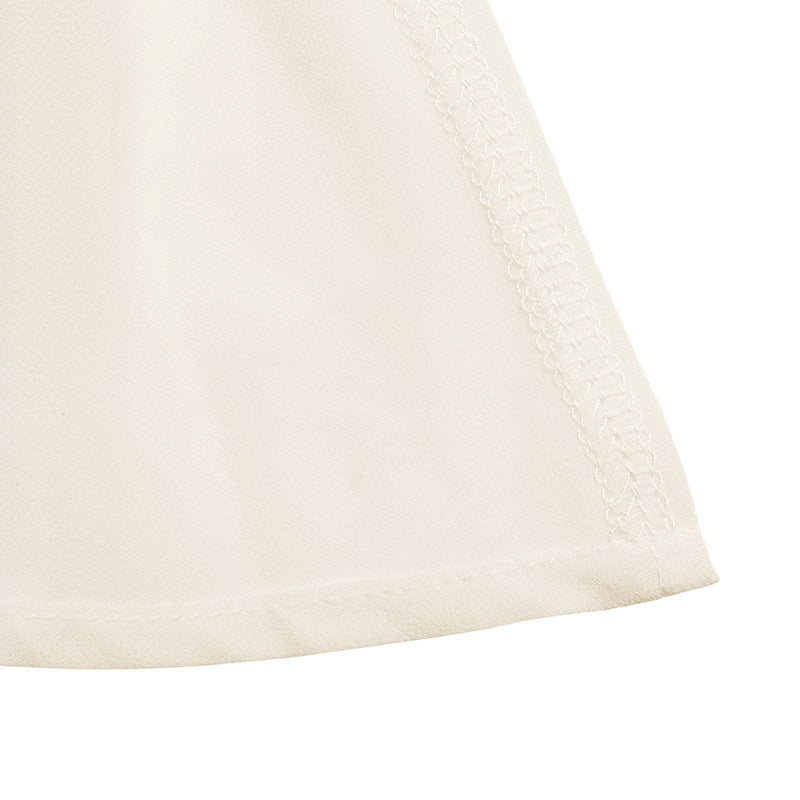 Solid Color Halter Backless Waist-Contracted Tank Top