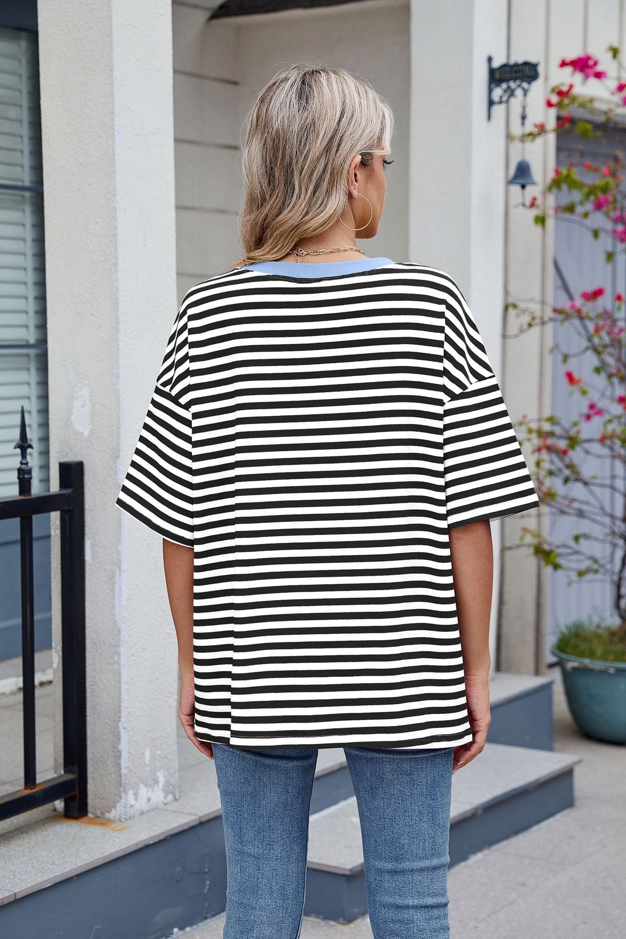Womens Oversized T Shirts Loose Fit Crewneck Short Sleeve Tops