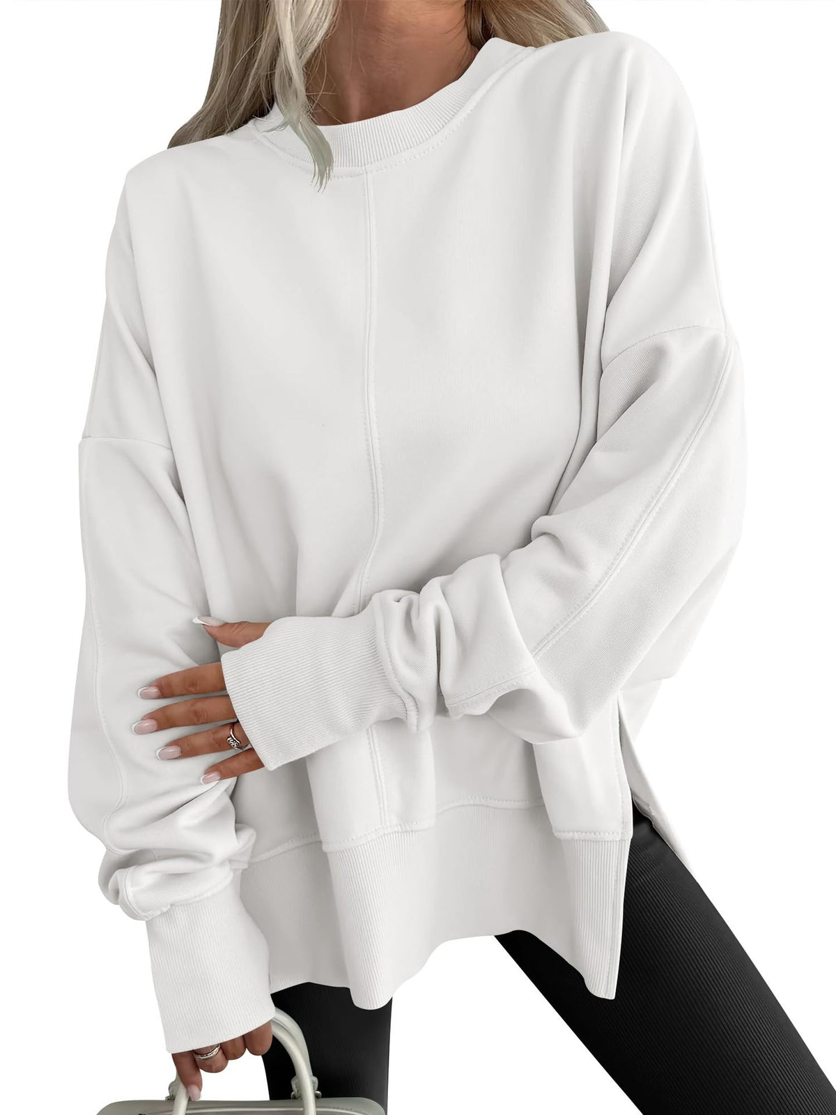 Women's Oversized Crewneck Sweatshirt Long Sleeve Pullover