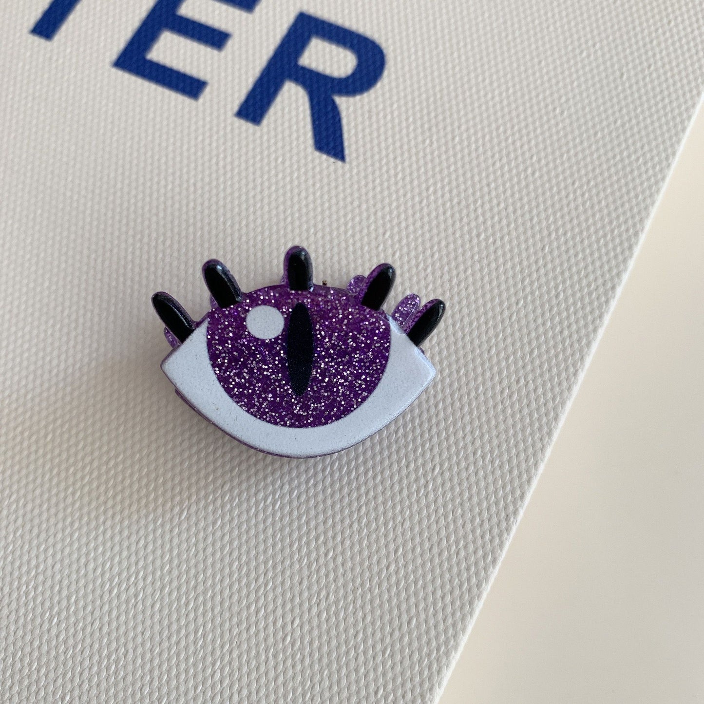 Halloween Mini Hair Claw Clips, Spooky Acrylic Styles