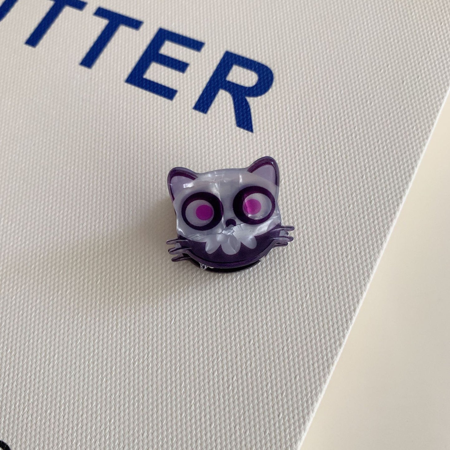 Halloween Mini Hair Claw Clips, Spooky Acrylic Styles