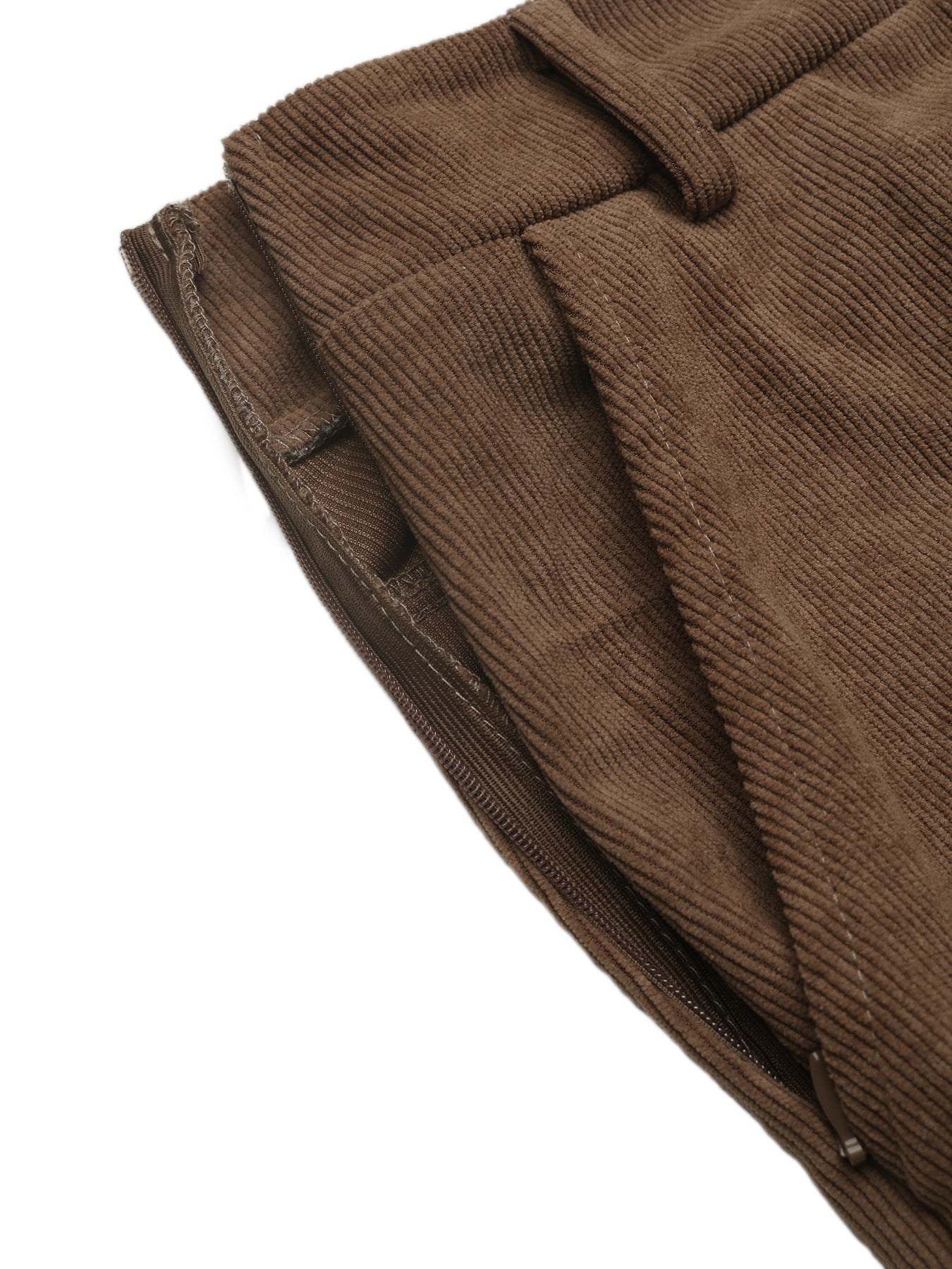 Corduroy Wide Leg Pants High Waist Casual Loose Trousers