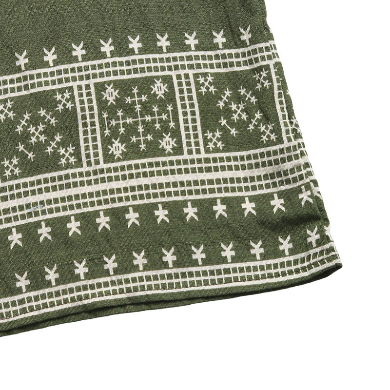 Green Strapless Vacation Jumpsuit with Flowy Fit