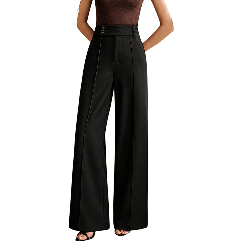 Women's High Waisted Wide Leg Dress Pants