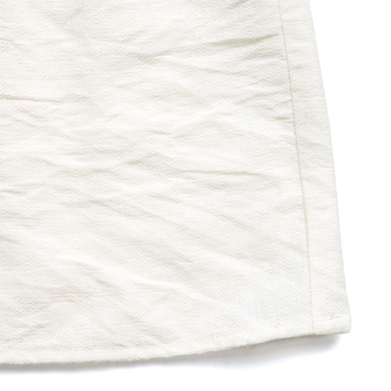 Boho White Tiered Long Dress with Empire Waist