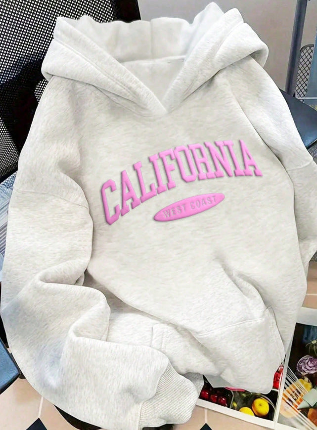 Retro California Graphic Pullover Hoodie