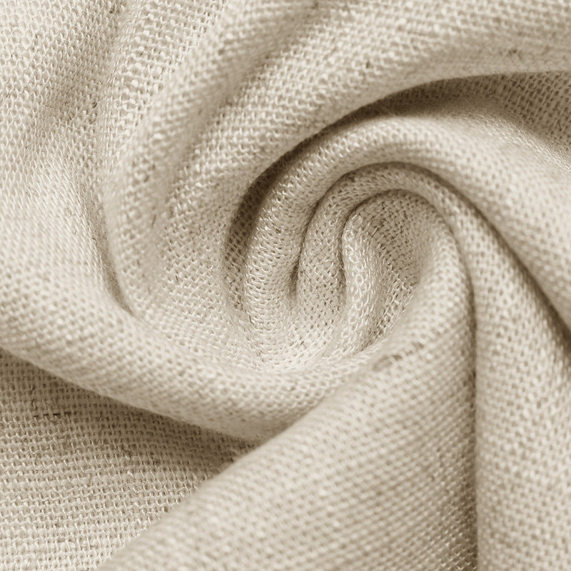 Solid Linen Skirt Boho Tie Waist Wrap Mini