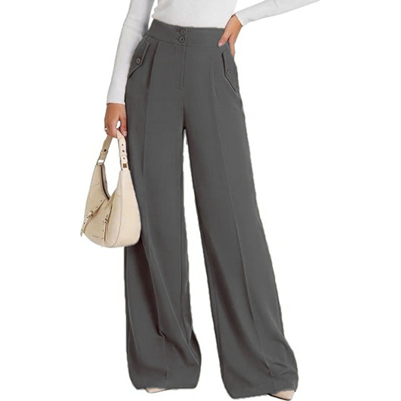 High Waist Wide Leg Dress Pants Business Casual Trousers