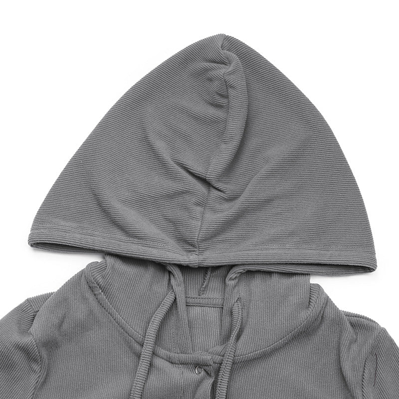 Solid Color Slim Fit Fashion Onesie