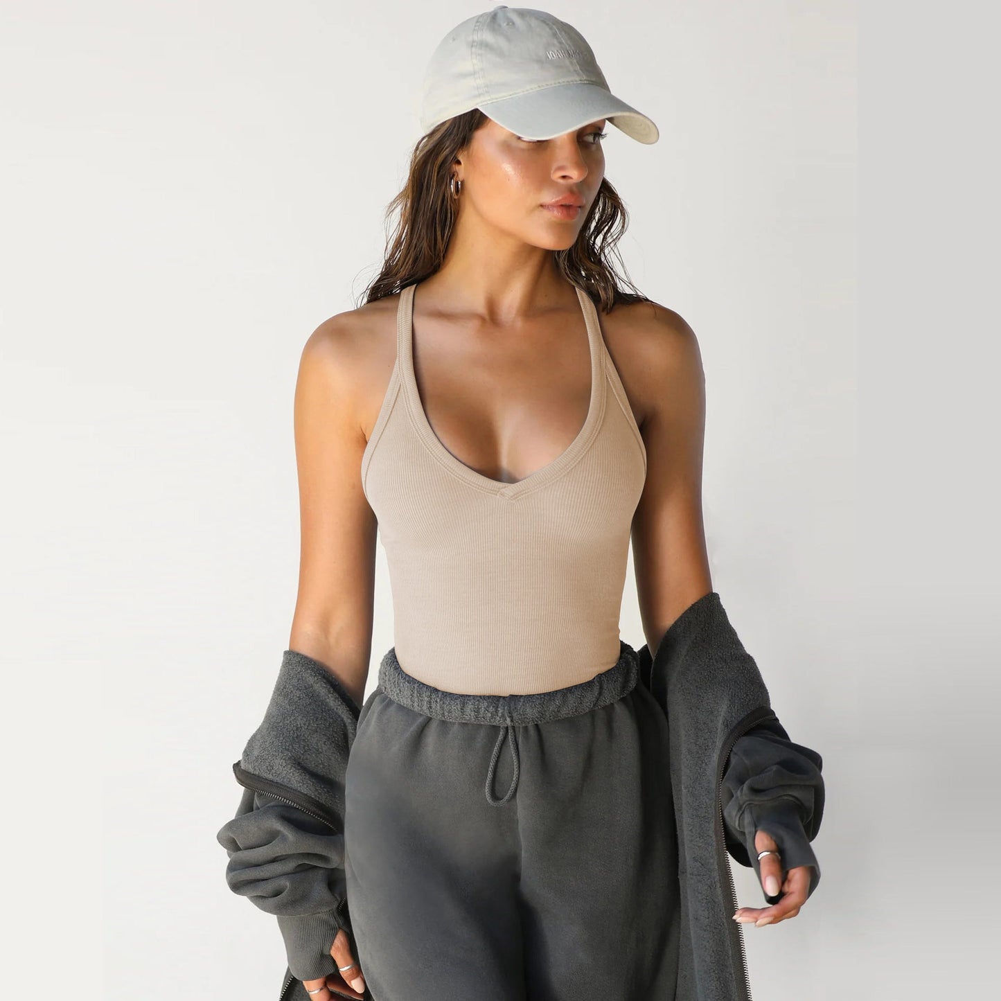 Knitted Vest Slim-Fit BM Top Women’s Trendy Inner Shirt