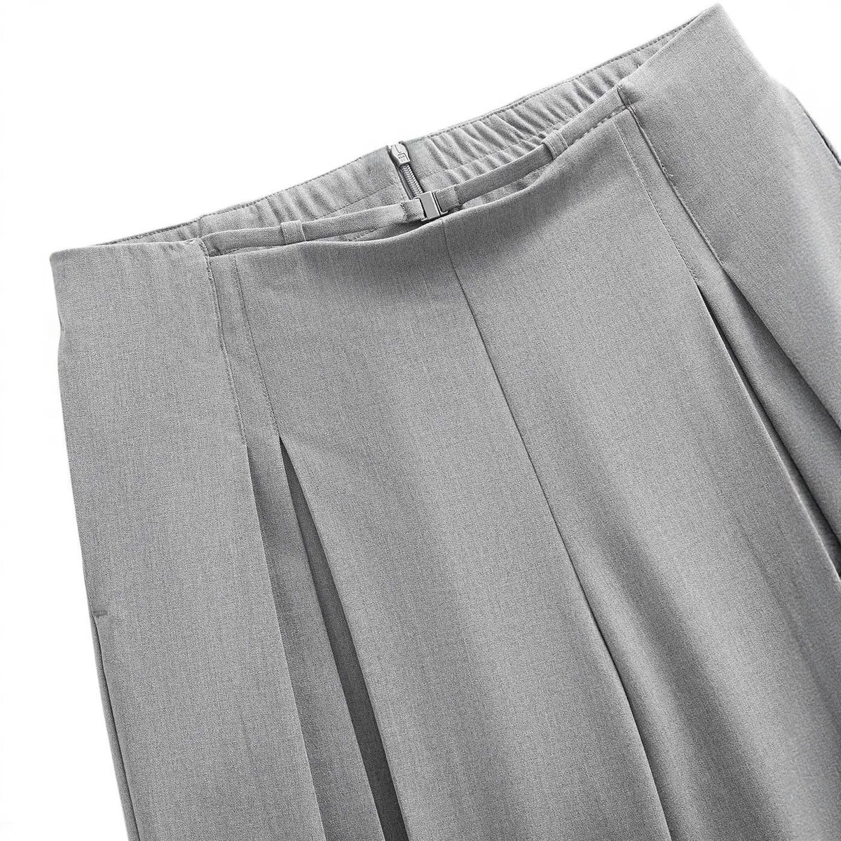 Women's Pleated Wide Leg Business Dress Pants