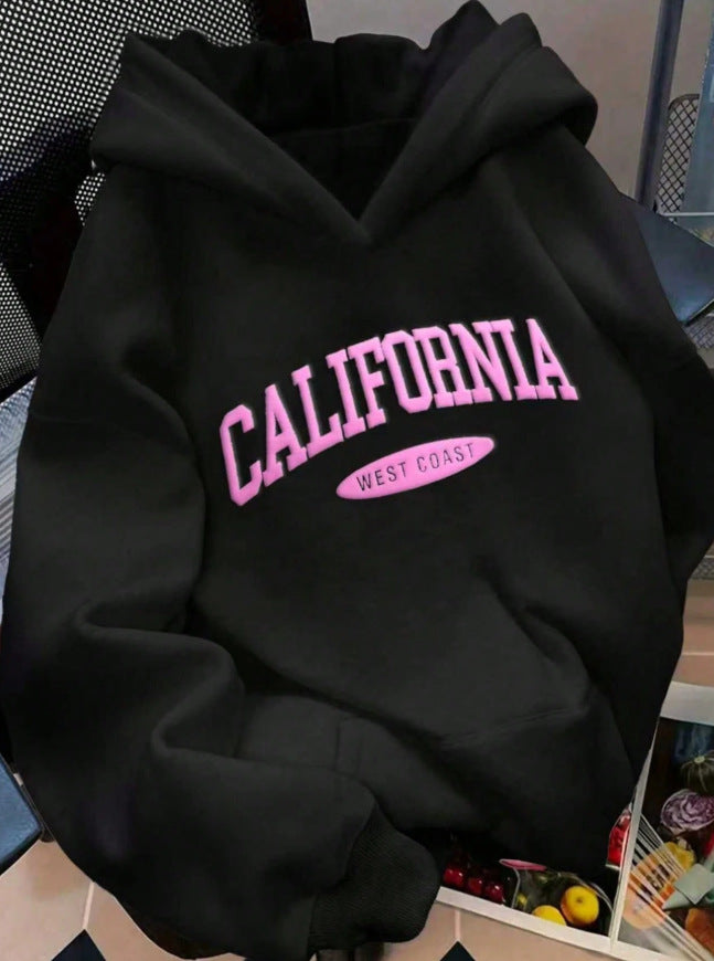 Retro California Graphic Pullover Hoodie