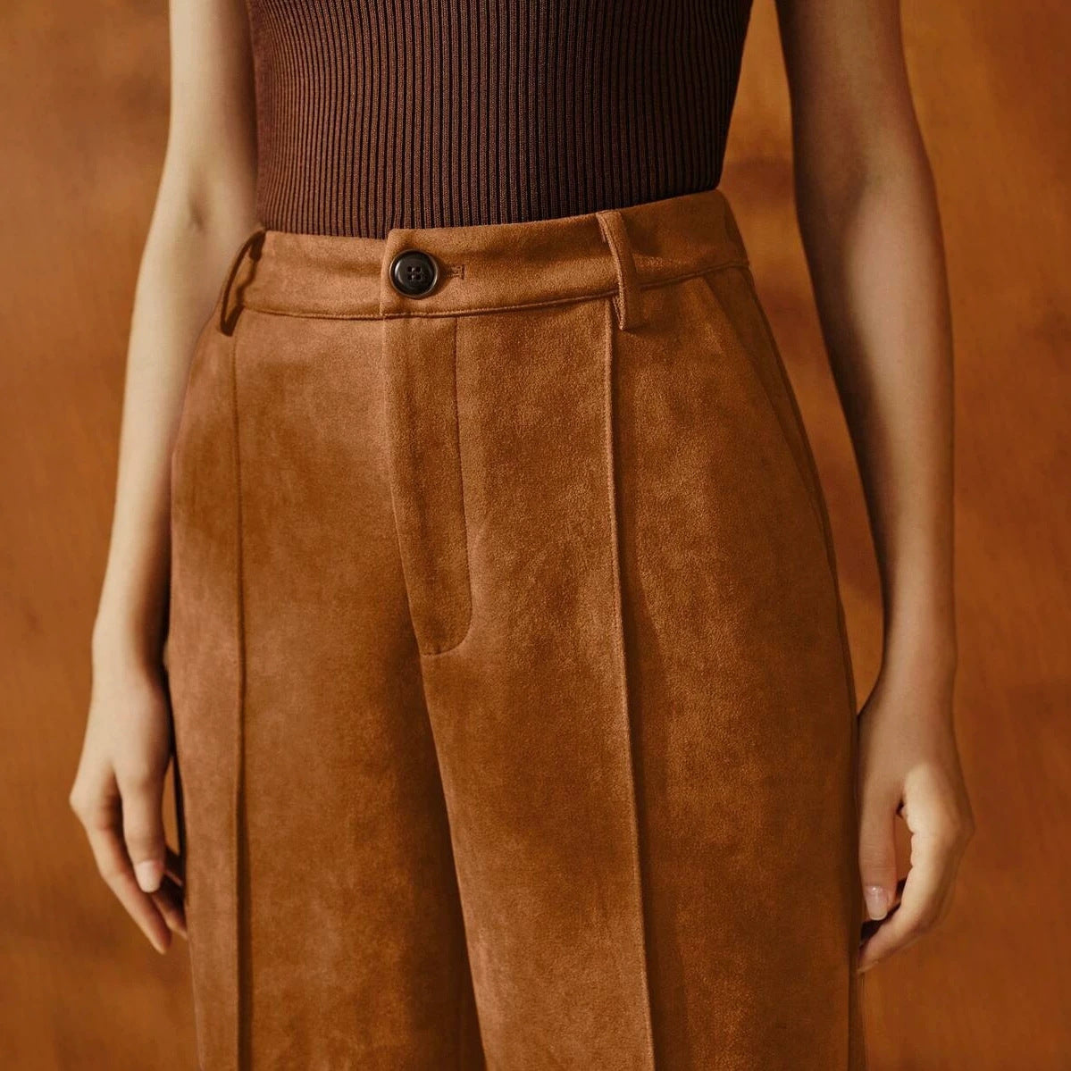 Women's High Waist Wide Leg Dress Pants Vintage Workwear